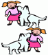 11-22　小犬と女の子